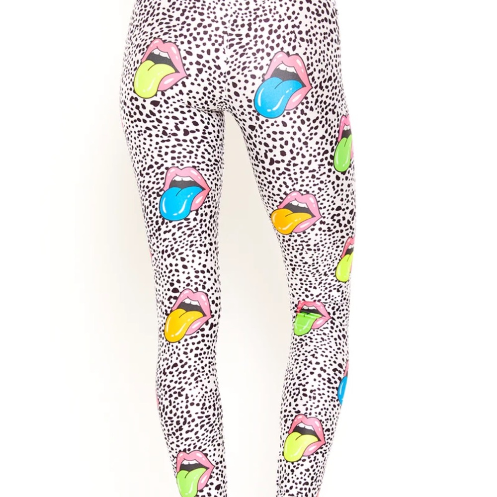 Goldsheep Neon Toungue Leggings